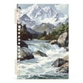 thumbnail image 7 of FORMRS 1-Subject Spiral Notebook 8" x 5" College Ruled 60 Refillable Sheet A5 Hard Cover, 2 Pack, River and Mountains, 7 of 7