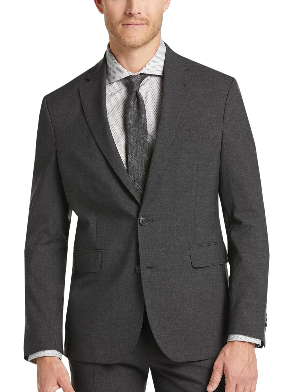 Cole Haan Mens  Wearable Technology Slim-Fit Suit Jacket 48R  Charcoal 