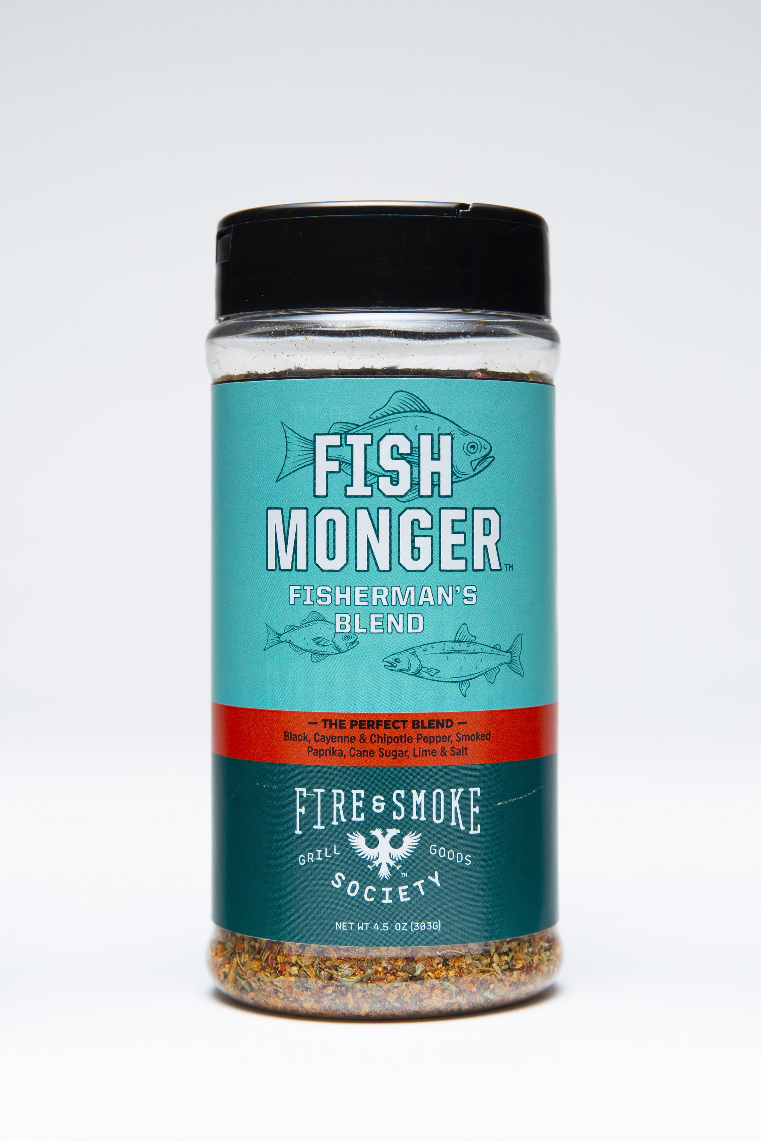Fire & Smoke Society Fish Monger Savory Seafood Spice Blend, 10 oz