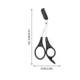 thumbnail image 3 of Eyebrow Trimming Scissors with Combs, Eyebrow Trimmers, Safe Eyebrow Trimming Tool, Beard Trimmer, Easy to Operate for Beginners, Makeup Artist Recommended Eyebrow Scissors, A, 3 of 5
