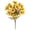 A001Fluorescence Yellow, variant on Artificial Outdoor Flowers, Faux Pink Magenta Blossoms, 2 Pack Fake Silk Floral Stems, Non Wither Decor for Patio Garden Porch Table Front Door Balcony Yard Home Wedding Decorations