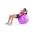 thumbnail image 2 of Black Mountain Products 2000 lbs Static Strength Exercise Stability Ball with Pump, 85cm Purple, 2 of 2