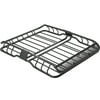 Heavy Duty Vehicle Roof Cargo Basket with Wind Fairing