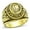 Gold, variant on Men's Stainless Steel United States Veteran Military Ring