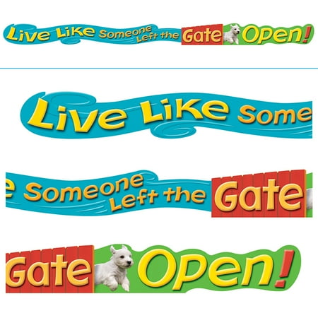 Left Side Banner - LIVE LIKE SOMEONE LEFT THE ARGUS BANNER 10 FT