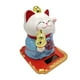 thumbnail image 3 of Decoración de animales que agita Energía solar Decoración de bienvenida que agita Adorno de muñeca de plástico para la oficina en casa, Azul Yuarrent HA002819-02B, 3 of 6