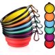 thumbnail image 1 of Collapsible Dog Bowl Travel Portable Dog Bowl(12oz) Silicone Foldable Travel Bowl/pet Food Bowl/cat Water Bowl/silicone Pet Expandable Bowls + Carabin, 1 of 4