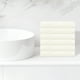 thumbnail image 2 of Toallas de baño de algodón a rayas REGALWOVEN, absorbentes, toallas para cara y cuerpo para hoteles, spa 14" x 14" beige 6, 2 of 7