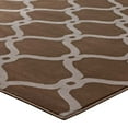 thumbnail image 4 of Modway Beltara Chain Link Transitional Trellis 5x8 Area Rug in Dark Tan and Beige, 4 of 7