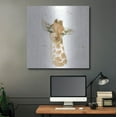 thumbnail image 5 of Luxe Metal Art 'Baby Giraffe' by Katrina Pete, Metal Wall Art, 36"x36", 5 of 9