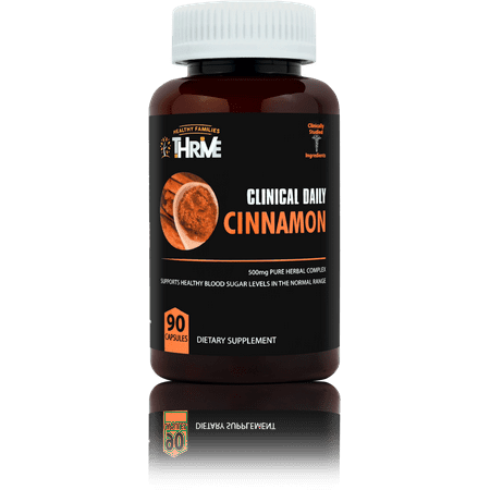 CLINICAL DAILY Cassia Cinnamon Capsules. Pure Cinnamomum Cassia complex, Bark & Extract. Control Sugar Cravings to control Blood Glucose & Weight. Natural Circulation, Anti Inflammatory support. 90 (Best Anti Inflammatory For Bursitis)