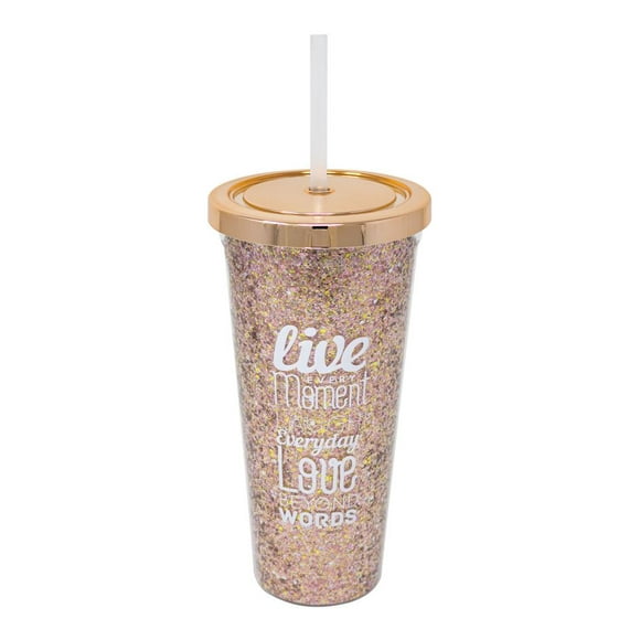 Vaso Para Café Love IDEEN con Tapa Cromada