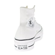 CONVERSE LIFT HI Platform Womens Sneaker Shoes High Top Chuck Taylors All Sizes (White,9)