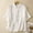 White Tops, variant on CUSTG Casual Shirts For Women Summer Vintage Comfortable Loose Solid Color Button Down Lapel Blouse Versatile Tops