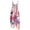 180#Hot Pink, variant on 2026 Spring Summer Boho Overalls for Women Floral Print Spaghetti Strap Wide Leg Loose Rompers Green M