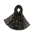 thumbnail image 2 of Bufanda De Moda Para Mujer, Cómoda Y Elegante, Para Actividades Al Aire Libre, Color Negro, 2 of 10