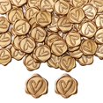 thumbnail image 1 of Pegatinas con sello de cera Yoption Heart, oro envejecido, paquete de 50, 1 of 7
