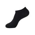 thumbnail image 2 of Hanes Moves Men's No-Show Socks Pack, 4-Pair , 360 Stretch X-Temp, Lightweight, Moisture Wicking Black 6-12, 2 of 3