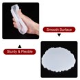 thumbnail image 3 of Uxcell Coaster Mold for Epoxy Resin 5.31"x4.41"x0.39" Silicone Geode Casting Tray Mold for Cup Mat, Home Decoration, 3 of 7