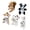 Set A, variant on 5PCS Lovely Animal Finger Puppet Plush Figure Toy for Parents Storytelling Activity Fun Pretend Play Game Supply