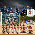 thumbnail image 5 of Rugby Advent Calendar Countdown Set Christmas Toys for 24 Days of Festive Celebration with 2D Acrylic Pendant Design, 5 of 5