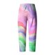 thumbnail image 3 of Pantalones de Mujer Traje Verano Cómodo de Moda Impreso Pantalones Recortados, Pantalones Elásticos Casuales, 3 of 5