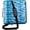 Camo Blue Modern, variant on Case-it Printed Mighty Zip Tab 3-inch Zipper Binder, with Expanding Folder, 3-Ring, New Condition