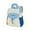 Blue, variant on Lightweight Color Block Drawstring Backpack Cute Mini Backpack Casual Daypack