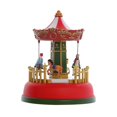 thumbnail image 1 of Carrousel Musical Lumineux Grande Roue Cadeaux de Noël Ornements de Noël, 1 of 5