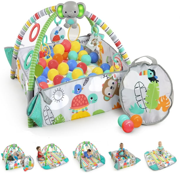 Bright Starts 5in1 Your Way Ball Play Jumbo Play Mat Converts to