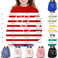 thumbnail image 4 of KAUOD Girls Cute Heart Crew Neck Sweatshirts Oversized Love Graphic Knit Pullover Sweater Kids Cotton Long Sleeve Shirt Tops, 4 of 6