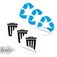 thumbnail image 5 of Etiqueta adhesiva para clasificación de basura, autoadhesiva, para uso doméstico, para exteriores, reciclable, 5 of 5