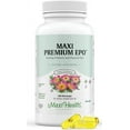 thumbnail image 2 of Maxi Health Evening Primrose & Flaxseed Oil – Omega 3-6-9 Softgels for Skin & Hormonal Health, 180 Ct, 2 of 8