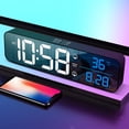 thumbnail image 6 of Adjustable Sound LED Digital Screen Alarm Clock - ABS Rechargeable Wake Up Clock for Office, 6 of 8