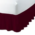 thumbnail image 3 of 100% Egyptian Cotton 1 PCs Ruffled BedSkirt 15 inches (Wine,Full), 3 of 5
