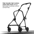 thumbnail image 4 of Mompush Nexis Carbon Ultra-Light Travel Stroller, Compact, Full Recline, from Birth to 50 lbs, Khaki, 13.9LB, Unisex, 4 of 9