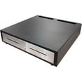thumbnail image 1 of Cash Drawer \uD Cash Register POS Cash Drawer Box Stainless Steel with Adjustable Bill/ Coin Tray for Canadian Money Compatible for All POS System Printers, 1 of 9