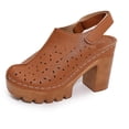 thumbnail image 7 of Bkhluea Women Cutout Platform Block Heel Sandals Comfortable Footwear For Party Daily Casual Outdoor Activities, 7 of 7