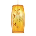 thumbnail image 1 of Suspension tissée de style chinois japonais, abat-jour rétro en rotin, lustre suspendu pour maison et restaurant, 1 of 4