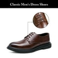 thumbnail image 2 of Cyiecw Men's Dress Shoes Classic Formal Business Lace Up Modern Fashion Oxford Shoes, 2 of 7