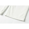 thumbnail image 6 of LittleSpring Boys White Pants Elastic Waist School Uniform Pants Size 12, 6 of 6