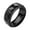 Black, variant on Yellow Gold Plated 8mm Tungsten Carbide Mens Ring Men Wedding Band Man Ring
