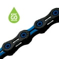 thumbnail image 5 of KMC DLC 11 Black/Blue Waxed 118L chain, 5 of 7