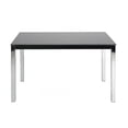 thumbnail image 2 of Better Home Products Elliott Tempered Glass Metal Dining Table in Chrome, 2 of 7