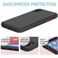 thumbnail image 5 of Entronix Shockproof Matte Case Designed for iPhone X/XS, with Soft TPU Bumper, Slim Case Black, 5 of 6