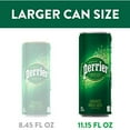 thumbnail image 3 of Perrier Strawberry Flavored Sparkling Water, 11.15 Fl Oz Sleek Cans (24 Count), 3 of 3