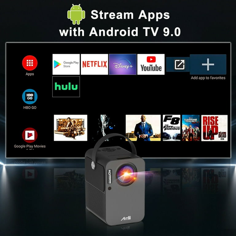 Artlii Play un completo proyector HD con Android TV 9