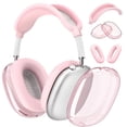 thumbnail image 1 of Kit de accesorios para AirPods Max Case Cover Galafoki Clear Pink, 1 of 6