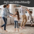 thumbnail image 5 of SIXHOME 5'x7' Area Rug for Living Room Vintage Bohemian Soft Carpet Neutral Blue Washable Non-Slip Indoor Rug for Bedroom Dining Room Home Office Low Pile Accent Floor Rug for Home Decor Beige, 5 of 6
