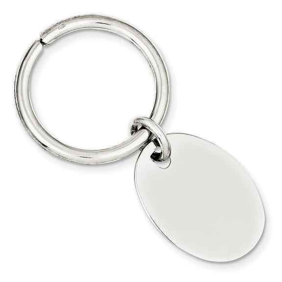 Beautiful Sterling Silver Rhodium Plated Key Chain
